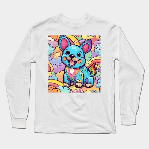 rainbow puppy Long Sleeve T-Shirt by Majkel&Majkel